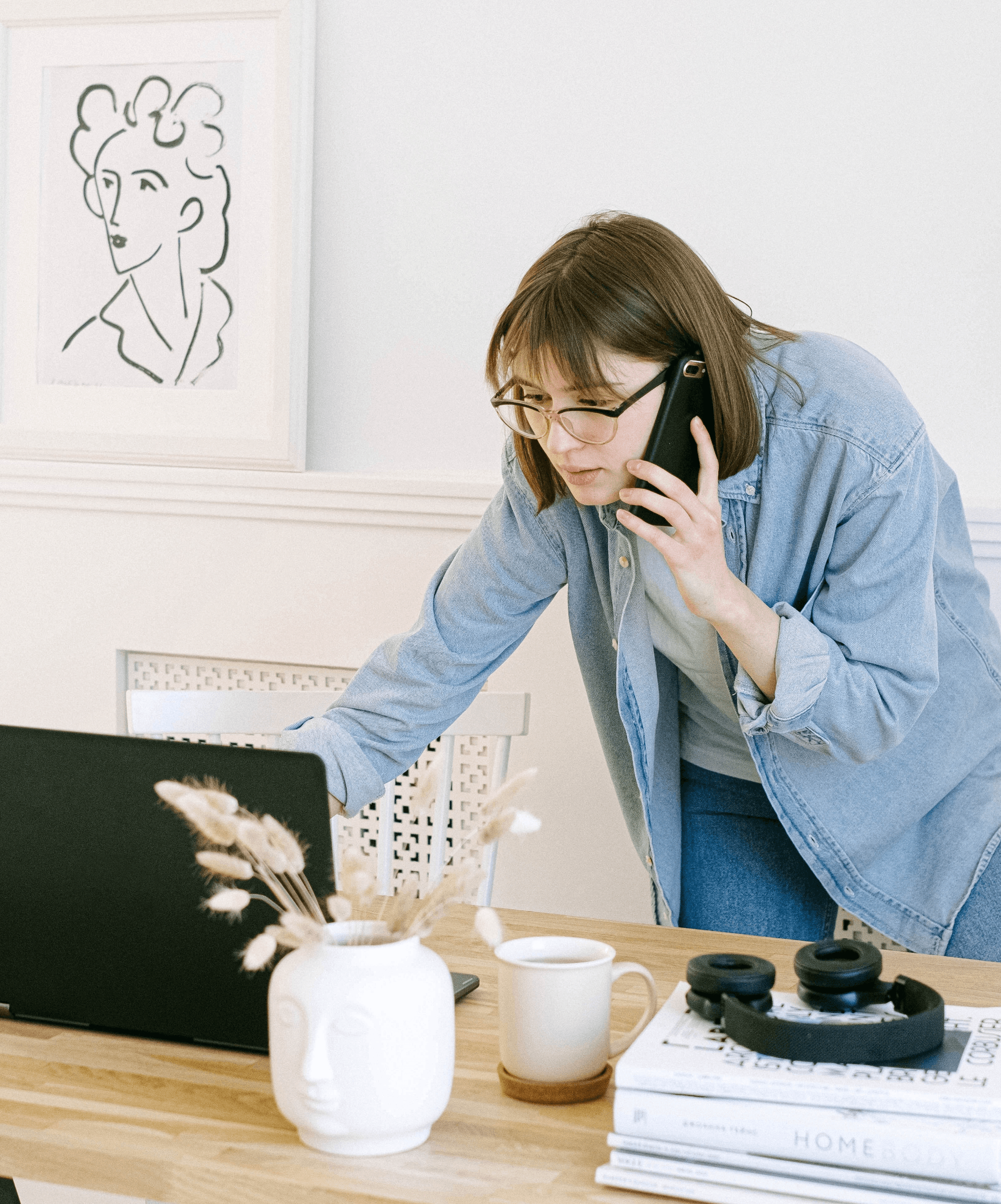 Satisfied manager works with Visiwise